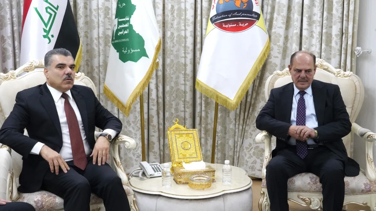 نقابة الصحفيين العراقيين تستقبل رئيس ممثلية إقليم كوردستان وتؤكد أهمية الخطاب الإعلامي المهني